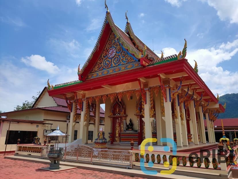Main shrine hall of Wat Siam Buddha Chanthararam, Bukit Mertajam, Pulau Pinang