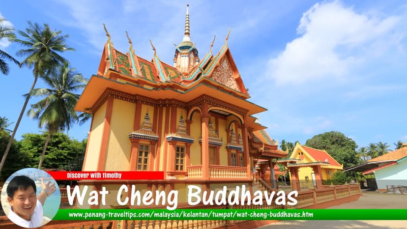 Main shrine building of Wat Cheng Buddhavas, Kampung Terbak, Tumpat, Kelantan