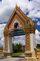 Entrance gateway of Wat Khok Seraya Vanaram, Kampung Kok Seraya, Tumpat, Kelantan