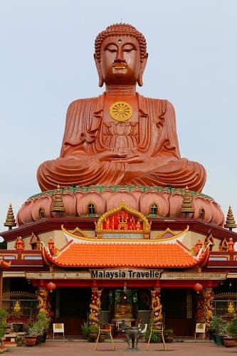 Giant sitting Buddha statue at Wat Machimmaram, Kampung Jubakar, Tumpat, Kelantan