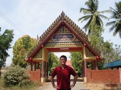Entrance gateway of Wat Phothichediyaram, Kampung Cina, Padang Kerbau, Pendang, Kedah