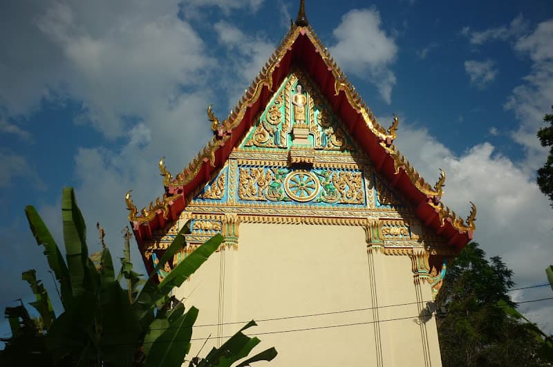 Gable end of the main hall at Wat Thepsuwannaram, Padang Peliang, Pendang, Kedah